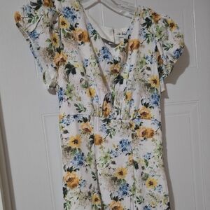 Floral V-Neck Dress